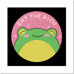 Eat The Rich - Frog Posters and Art